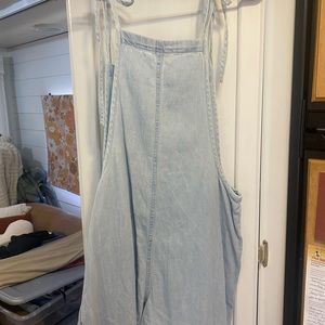 Light blue romper/overalls! Size Medium!